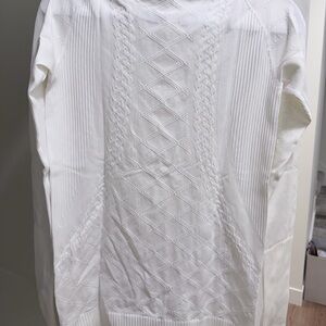 lululemon athletica White Textured Cable Sweatshirt